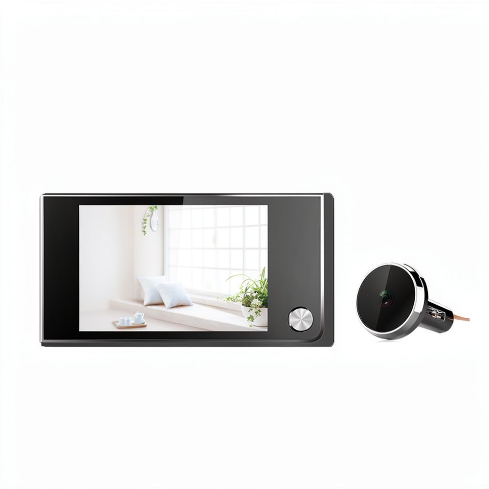 Home Security Front Door Camera - Elektronische Türspionkamera mit 3,5-Zoll-HD-Bildschirm, Sicherheitsvideomonitor, intelligentes