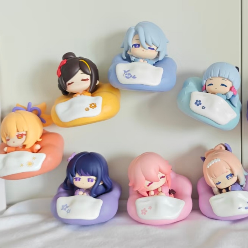 Home Security Items - 2026 Genshin Impact Chibi Kühlschrankmagnet Blindbox