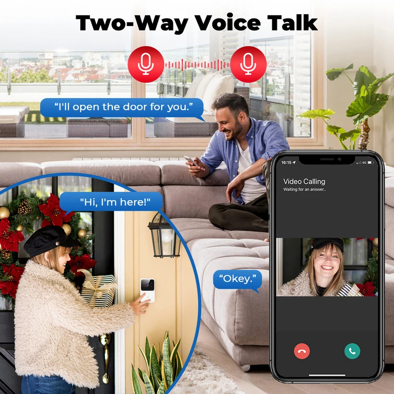 Tuya WLAN-Video-Türklingel Kab – Home Security Front Door Camera Bewertung und Preis