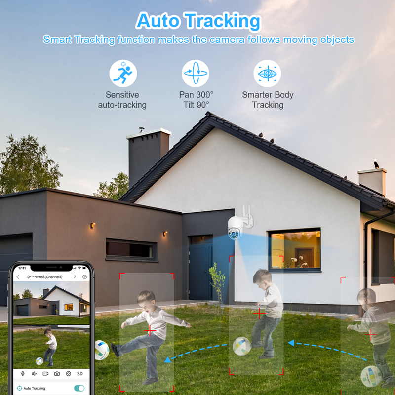 Smar 3MP Kabelloses CCTV-Siche – Sim Gsm Alarm Bewertung und Preis